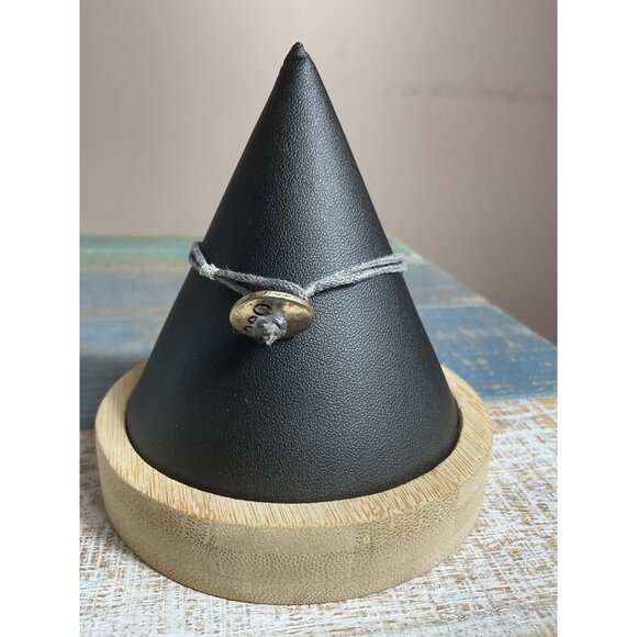 American Eagle Brand Gray Cord Bracelet With Metal Accents - Picture 4 of 5